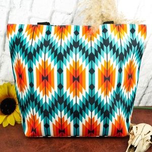 L.I.B NY Fire Wave Tote Bag